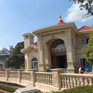 保山 黄金麻花岗岩欧式别墅