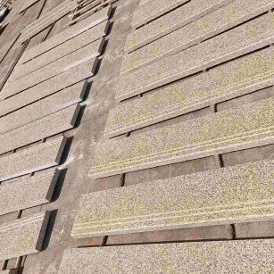 保山 黄金麻花岗岩光面楼梯踏步