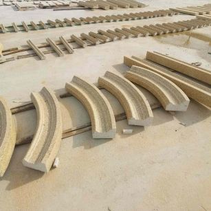 保山 黄金麻花岗岩别墅线条