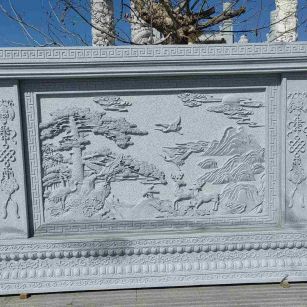 保山 芝麻白大型照壁，屏风，影壁