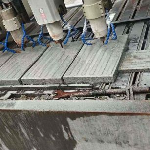 保山 芝麻白花岗岩荔枝面盲道雕刻