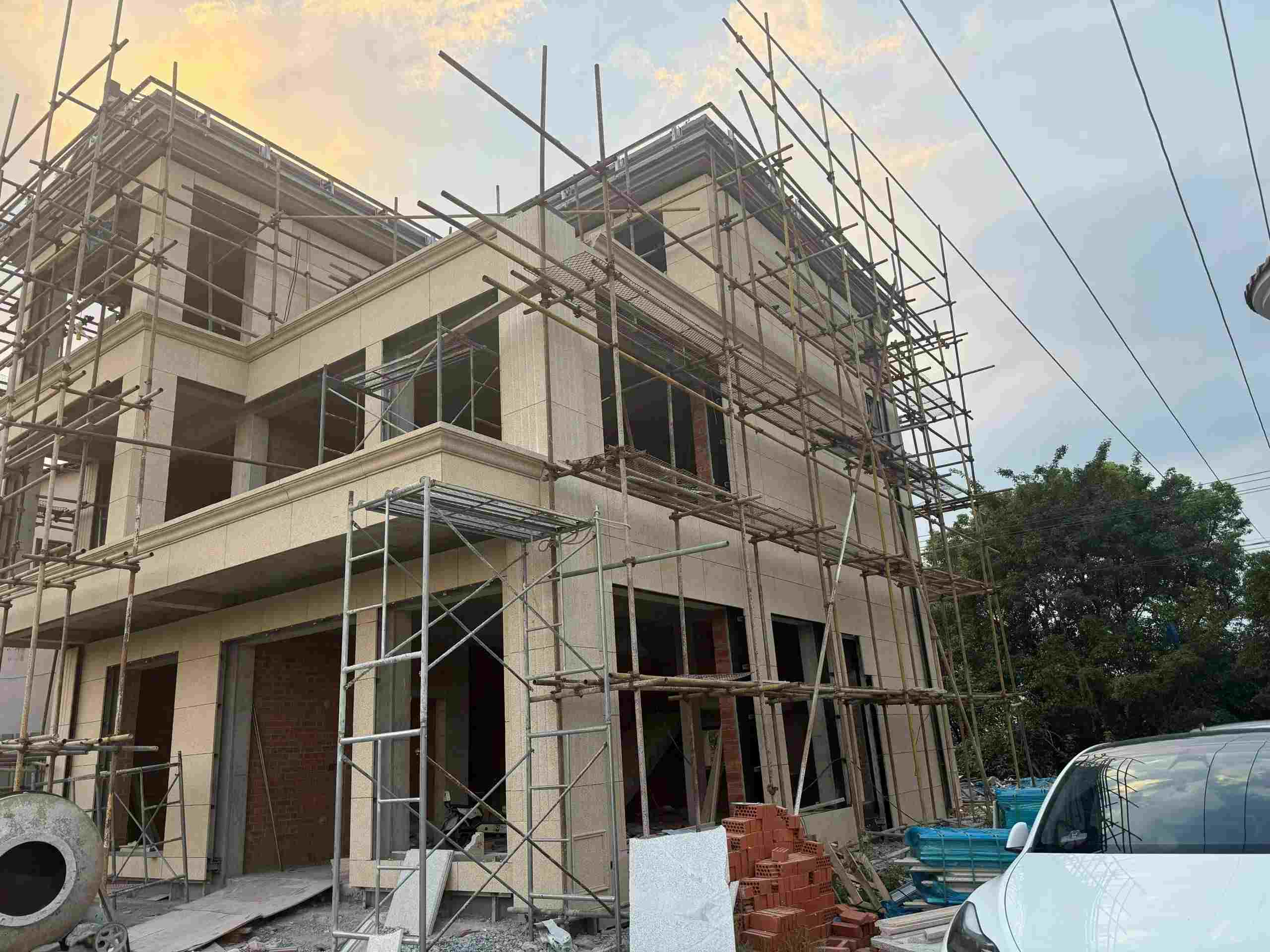 保山 黄金麻荔枝面花岗岩外墙干挂