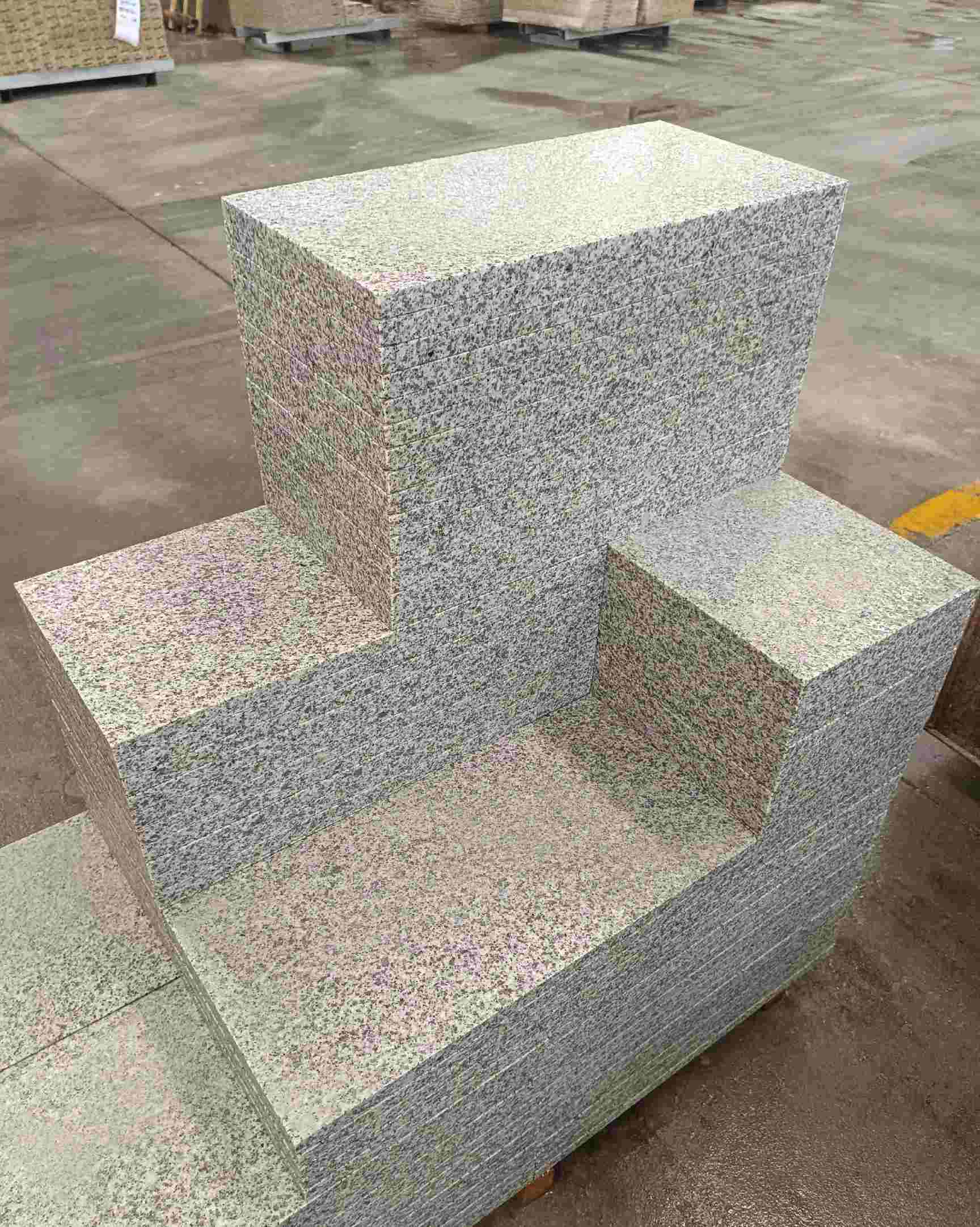 保山 白麻花岗岩荔枝面地铺石