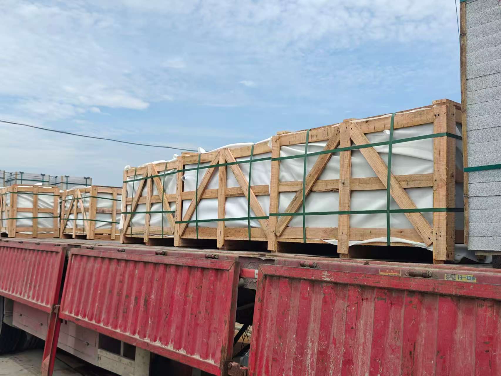 保山 芝麻白花岗岩地铺石出口专车-泰国游