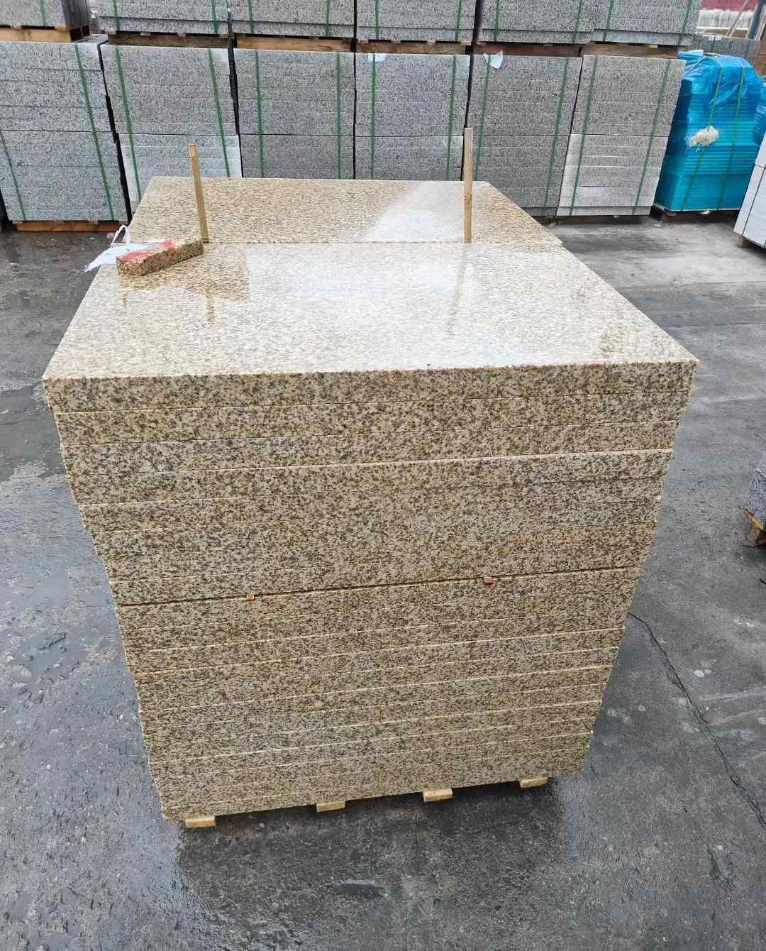 保山 湖北黄金麻花岗岩石材荔枝面外墙石材